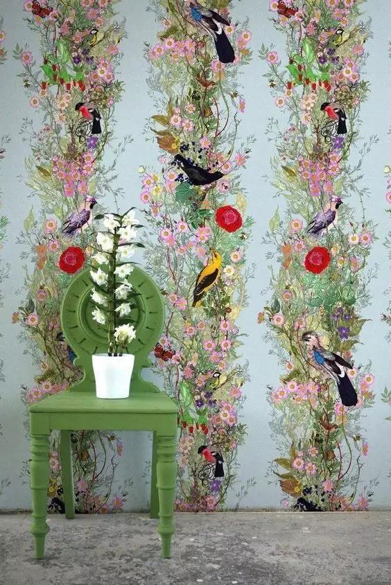 [文萃画材&middot;丙烯]给自己家里添一面丙烯颜料手绘墙吧