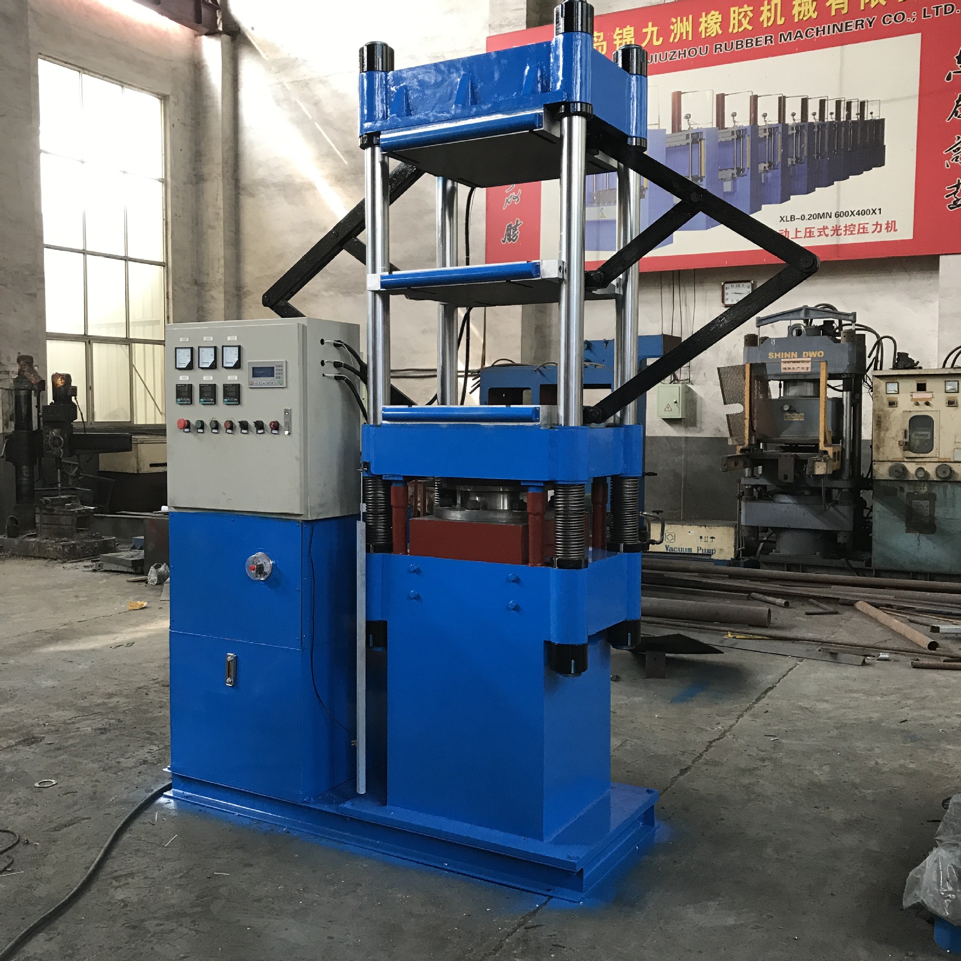 山东青岛eva发泡机 120t双层橡胶硫化机 发泡轮专用热压成型机