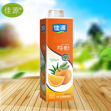 铁盒纸盒装果汁饮品厂家批发600ml佳源芦荟橙汁鲜榨饮料