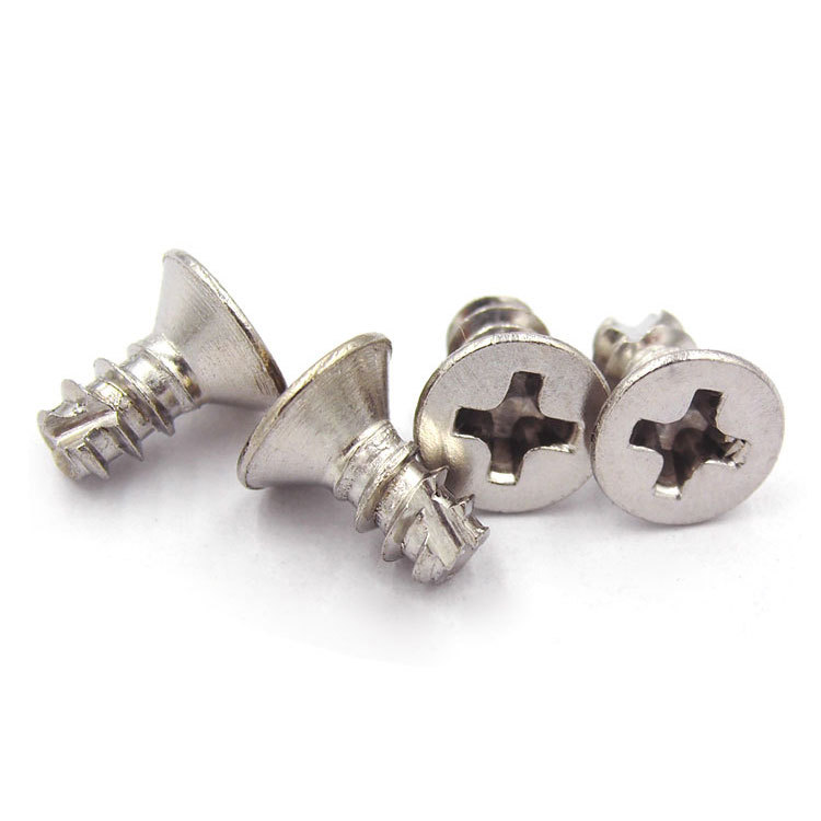 304不锈钢kt平头割尾螺丝 十字平头平尾自攻螺丝开槽自攻螺钉m3m4