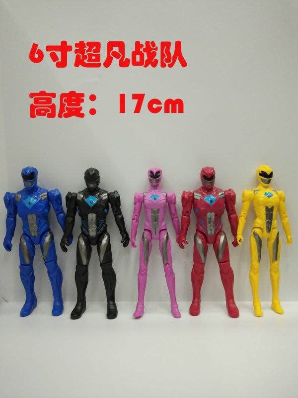动漫 手办公仔 巩龙战队 5款带灯战队 机甲王兽关节可动-阿里巴巴