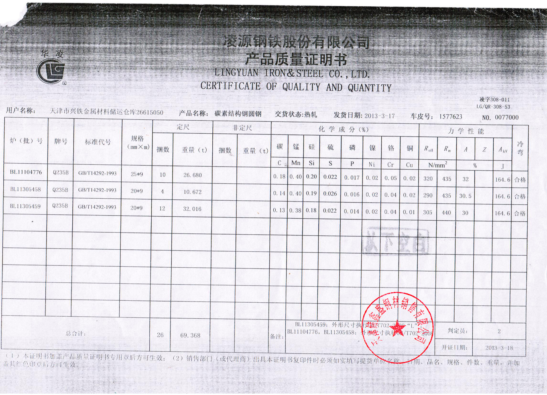 建筑圆钢 q235 鞍钢