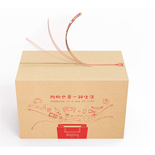 定做 易撕得 拉链纸箱定制 啤酒箱 免胶带 快速打包 一撕开1
