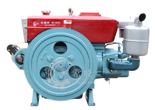 常州柴油机zs1115m电启动20马力常飞牌水冷单缸柴油发动机