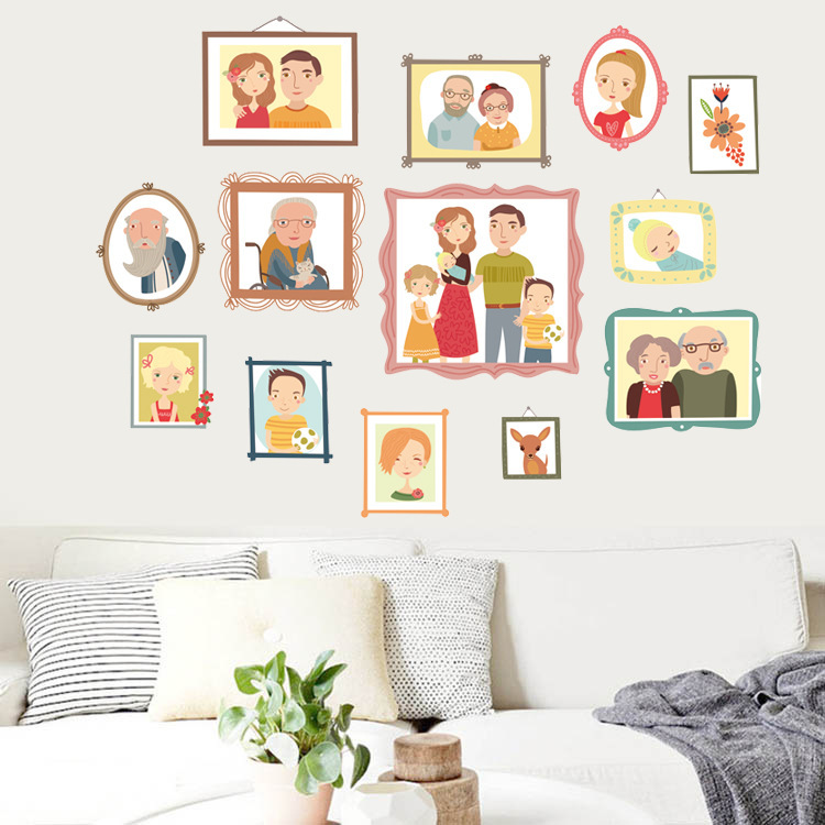 亚马逊跨境创意彩色圆圈墙贴卧室幼儿园布置装饰玻璃窗圆点贴纸