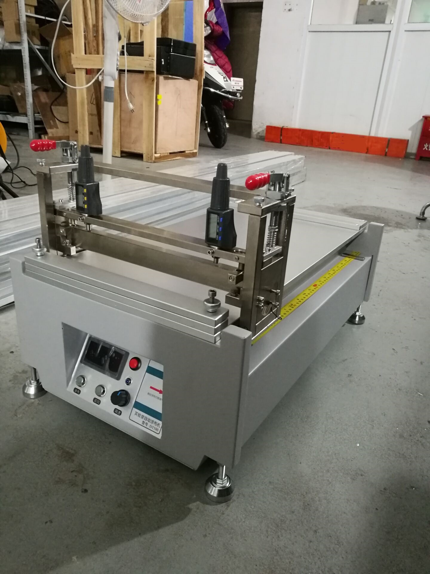 dt840小型涂布机小型线棒涂布机可调式刮刀涂布机皮革涂布机