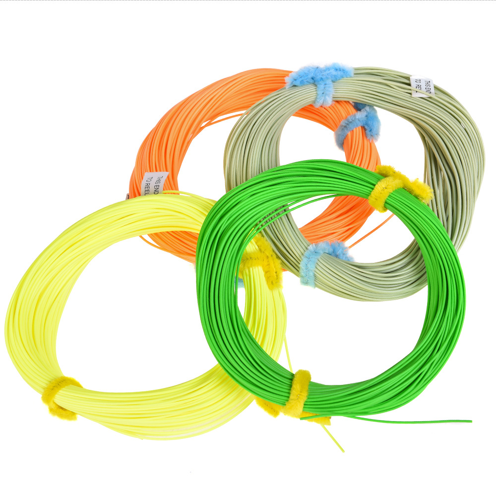 27963 LEO Leou [Fly Fishing Multi-color Main Line 30 Meters] 45678# Seamless WF front Heavy floating water pic 7