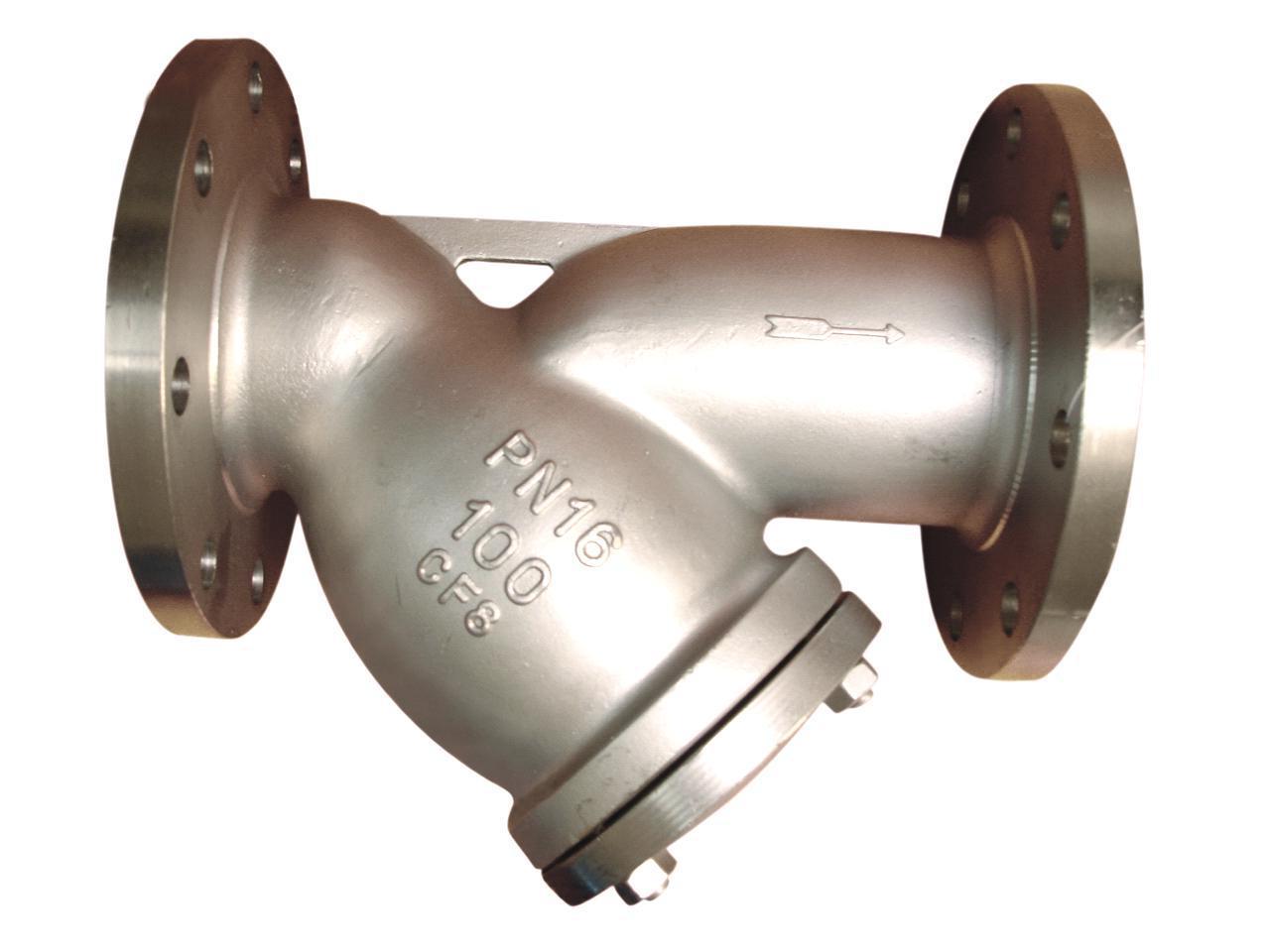 铸钢/不锈钢y型过滤器dn20 32 40 50 65 80 100 125 150 200 500