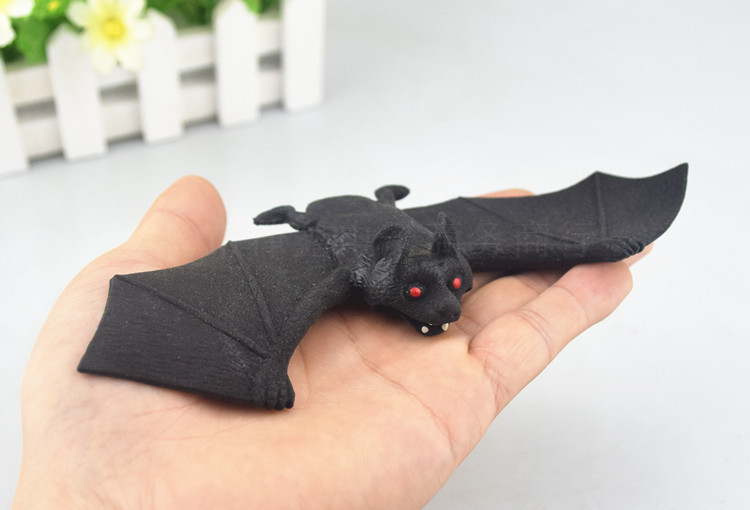 大号仿真蝙蝠玩具整人恶搞超大蝙蝠仿真吓一跳动物橡胶蝙蝠直销