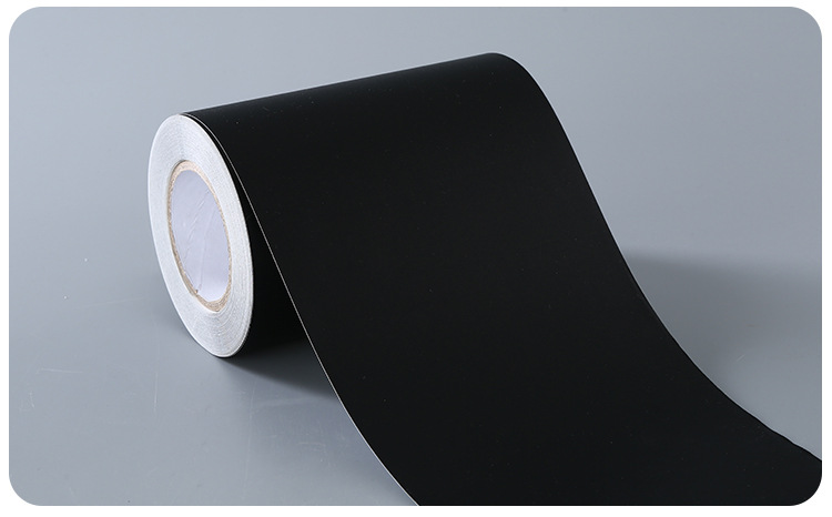 磨砂哑黑环保pvc卷筒 不干胶贴纸 广告贴 支持订做 质量合格证