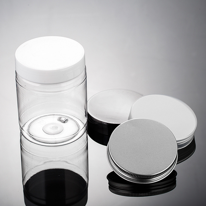 工厂批发pet 300g 透明广口塑料瓶配塑料盖 蜂蜜瓶 辣椒酱