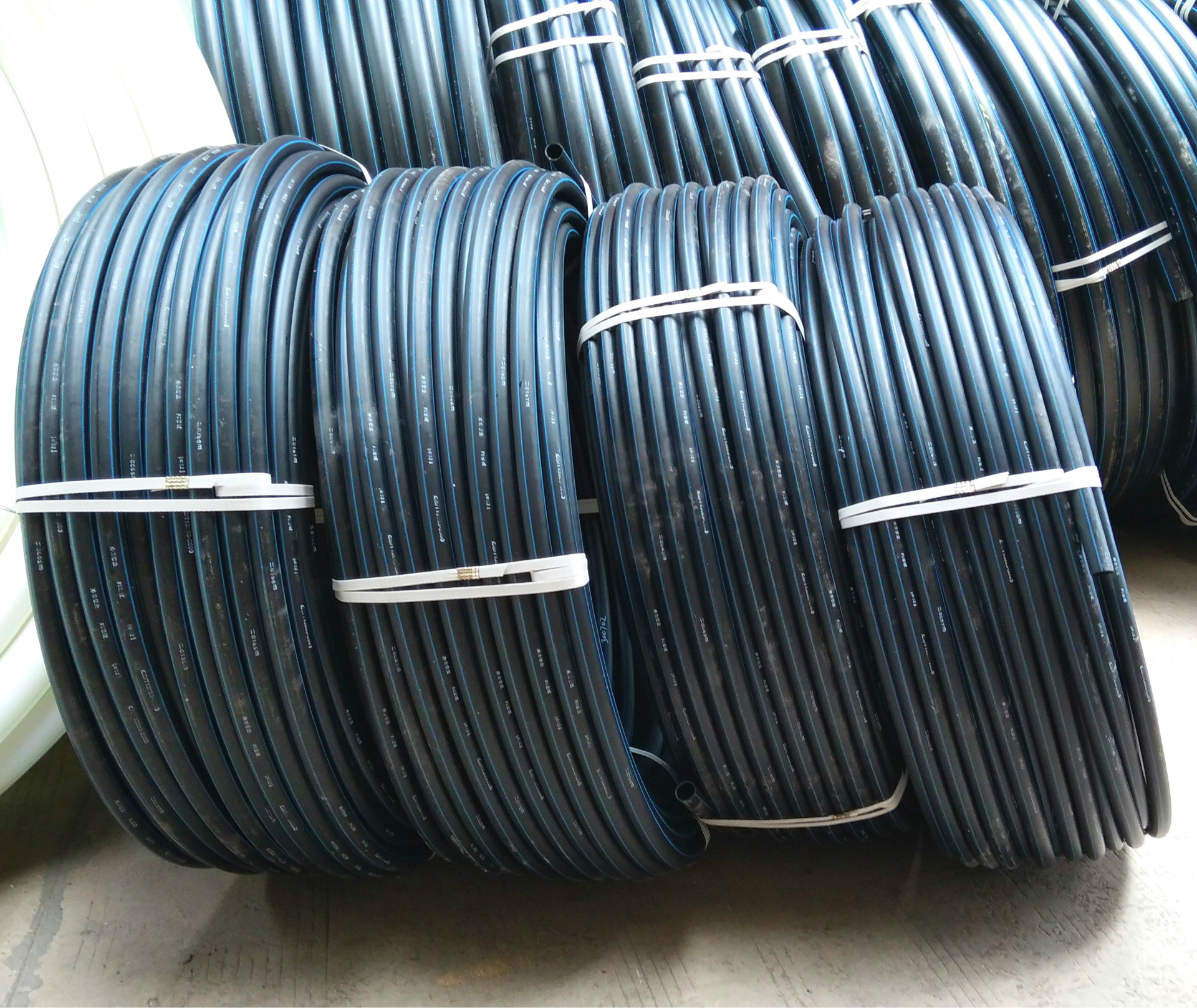 塑料管材_厂家全新料盘管hdpe自来水管饮用水塑料管材