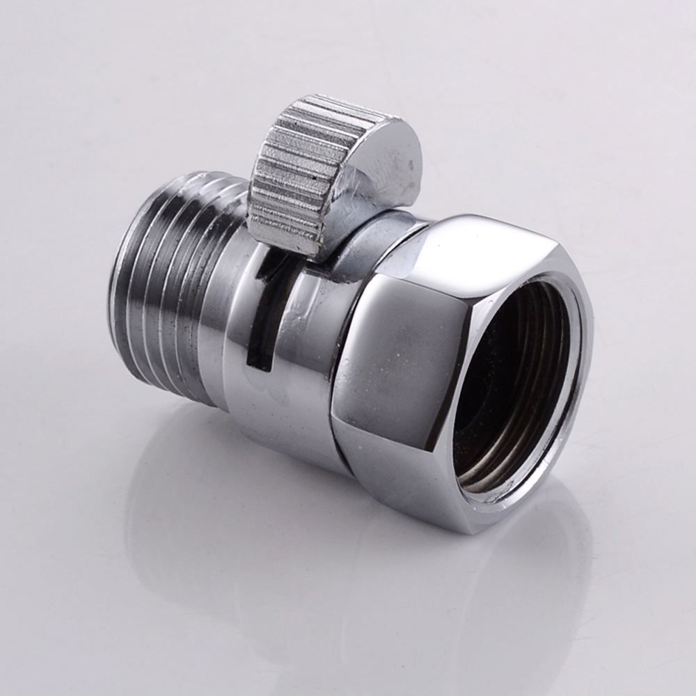 直通阀 4分 冷热水 全铜主体 直阀 止水阀 (亮银款)