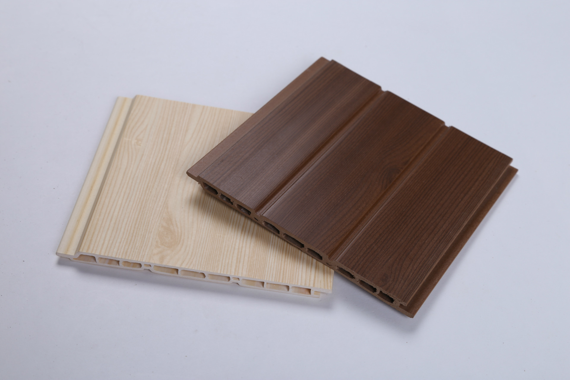 厂家直销生态木150双面板-绿可木护墙板-墙裙装饰吊顶材料批发