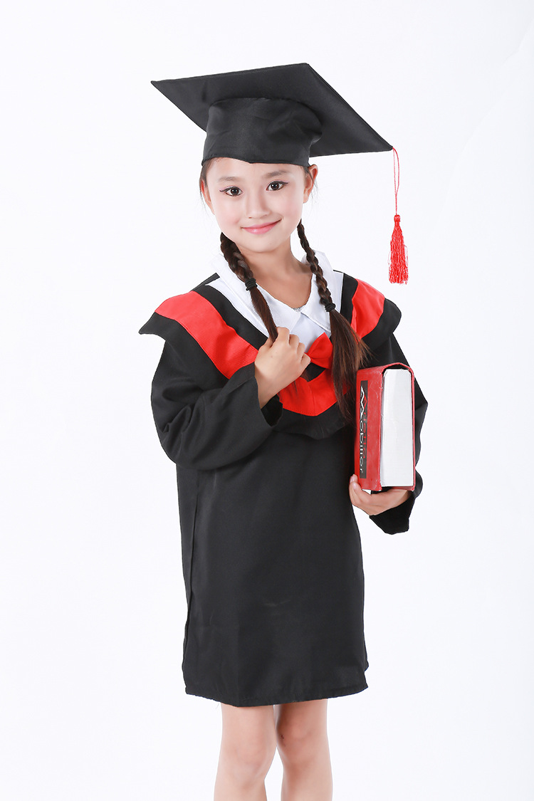 儿童演出服幼儿园舞蹈服博士服男女毕业礼服小博士帽服装