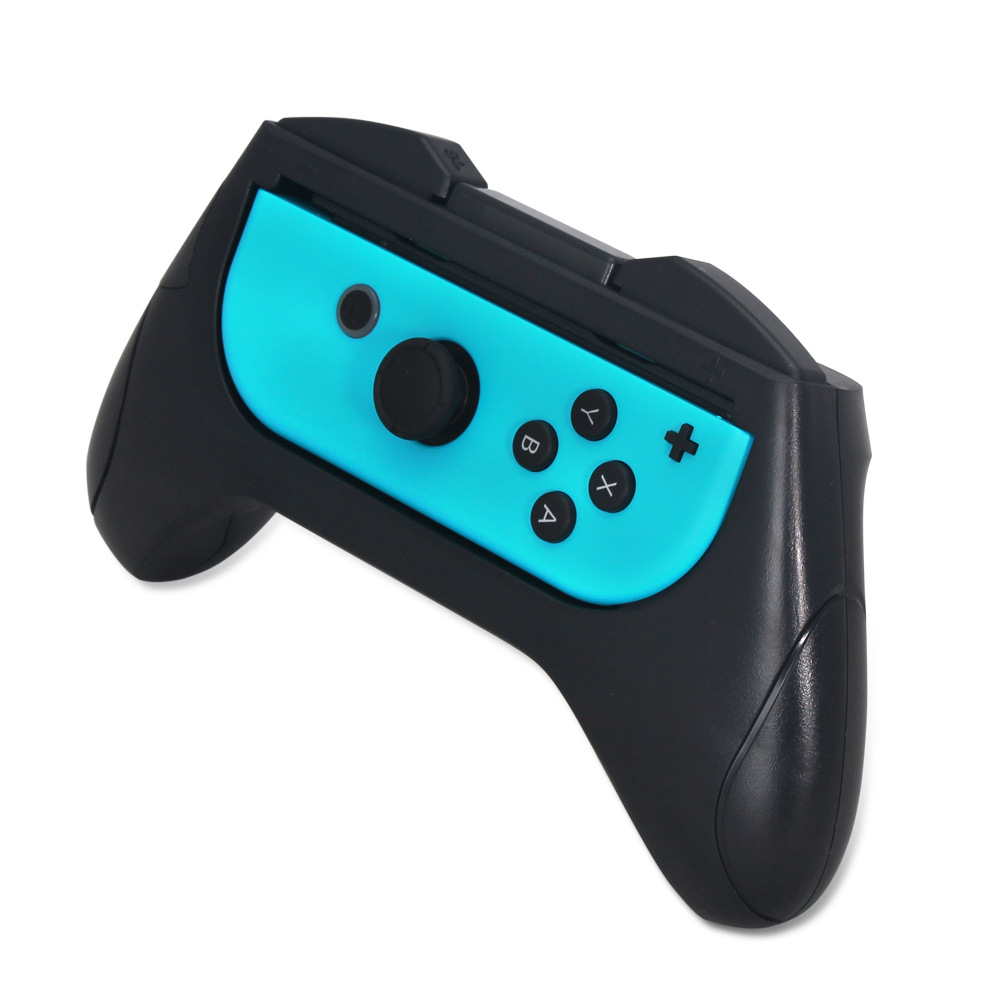 oivo厂家直销nintendo switch游戏机手柄握把黑色2只装 任天堂 ns