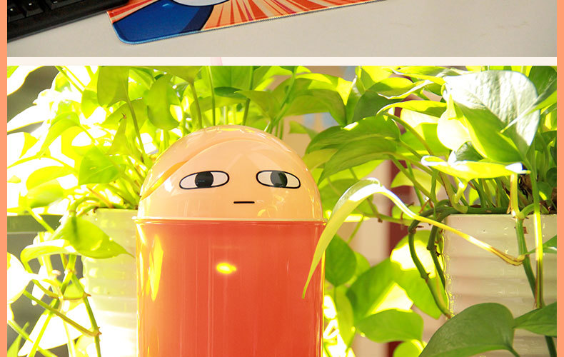 工厂直销 银魂just we动漫周边垃圾桶摆件可爱宿舍桌面寝室宅物