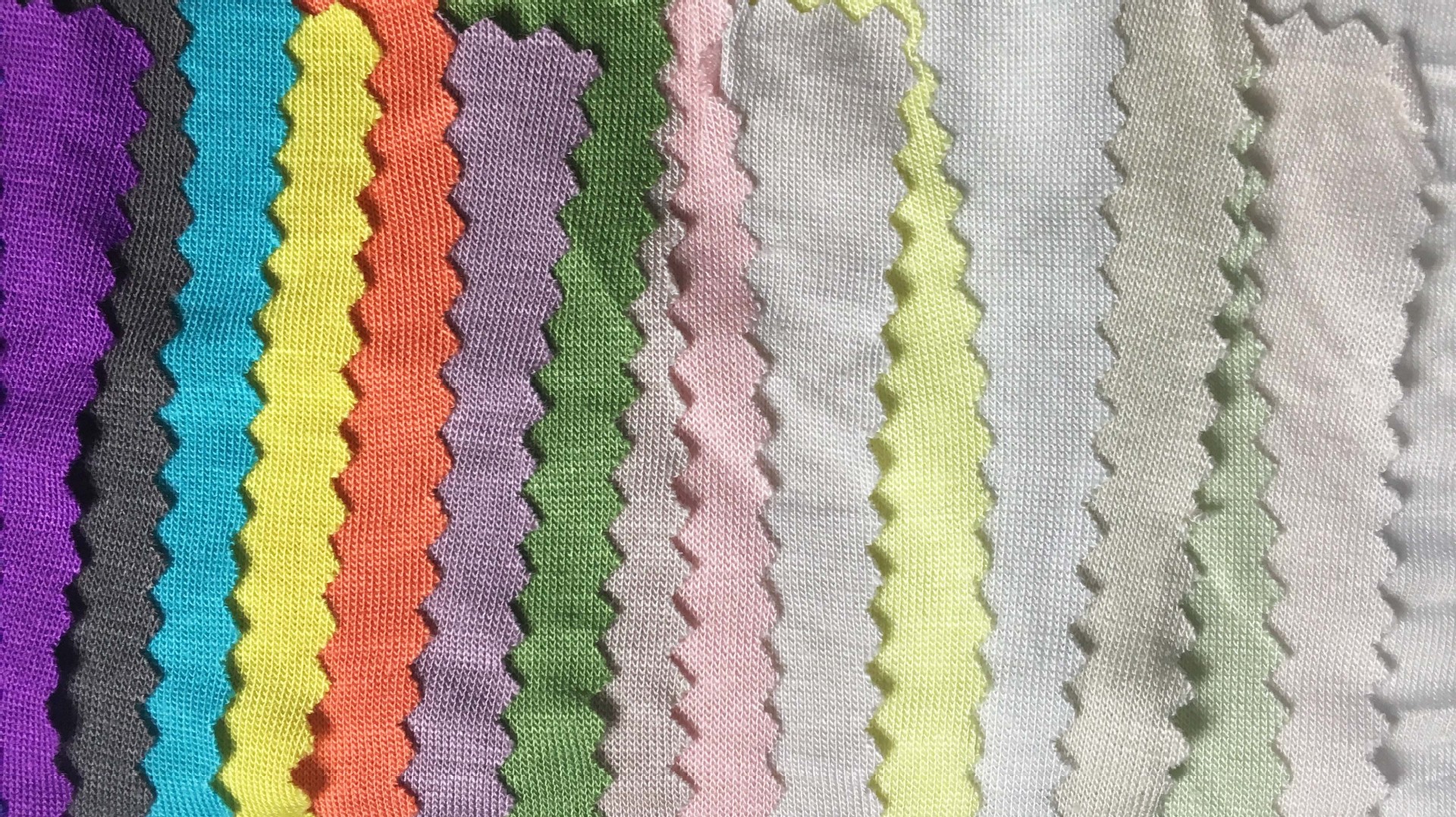 现货供应100%人棉汗布 人棉平纹 高品质汗布针织服装面料