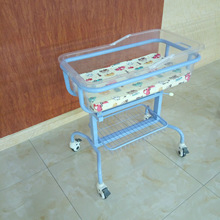 医用婴儿车床医院月子会所带弹簧婴儿床带垫子蚊帐
