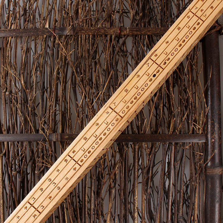 批发桃木鲁班尺风水尺丁法兰尺尺子木工尺双面雕刻尺摆件
