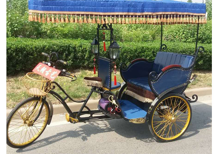 2020款黄包车 旅游观光车 仿古三轮车 婚庆专用车