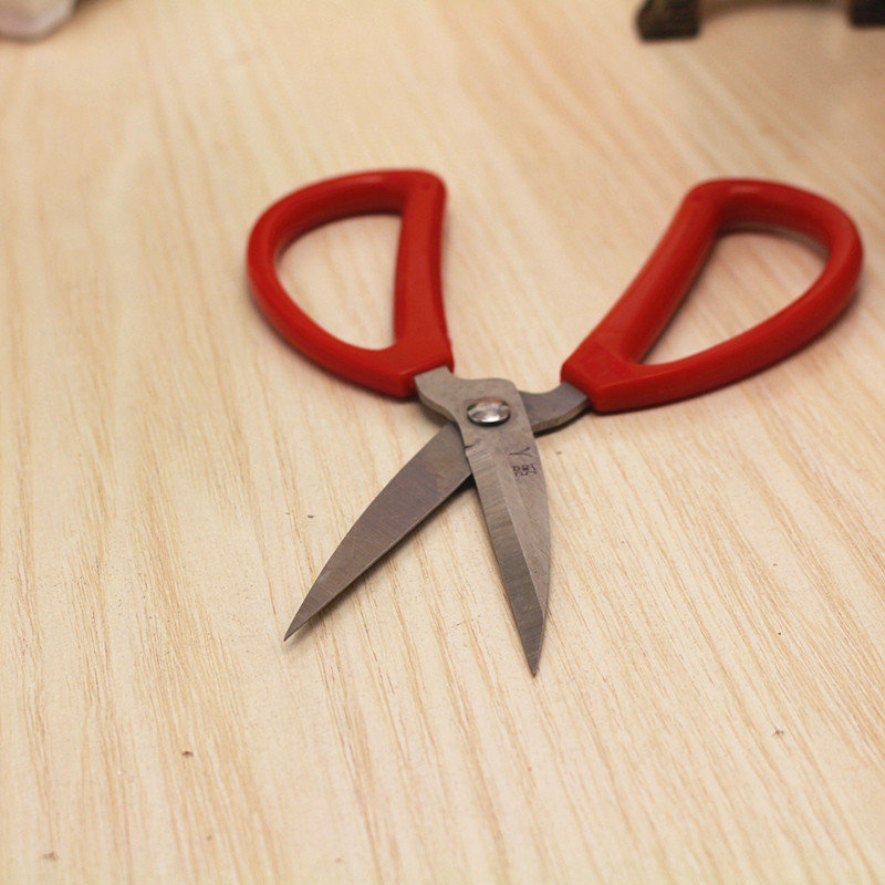 强人k13家用剪裁纸剪民用剪工业剪尖头剪刀皮革剪居家物品裁剪