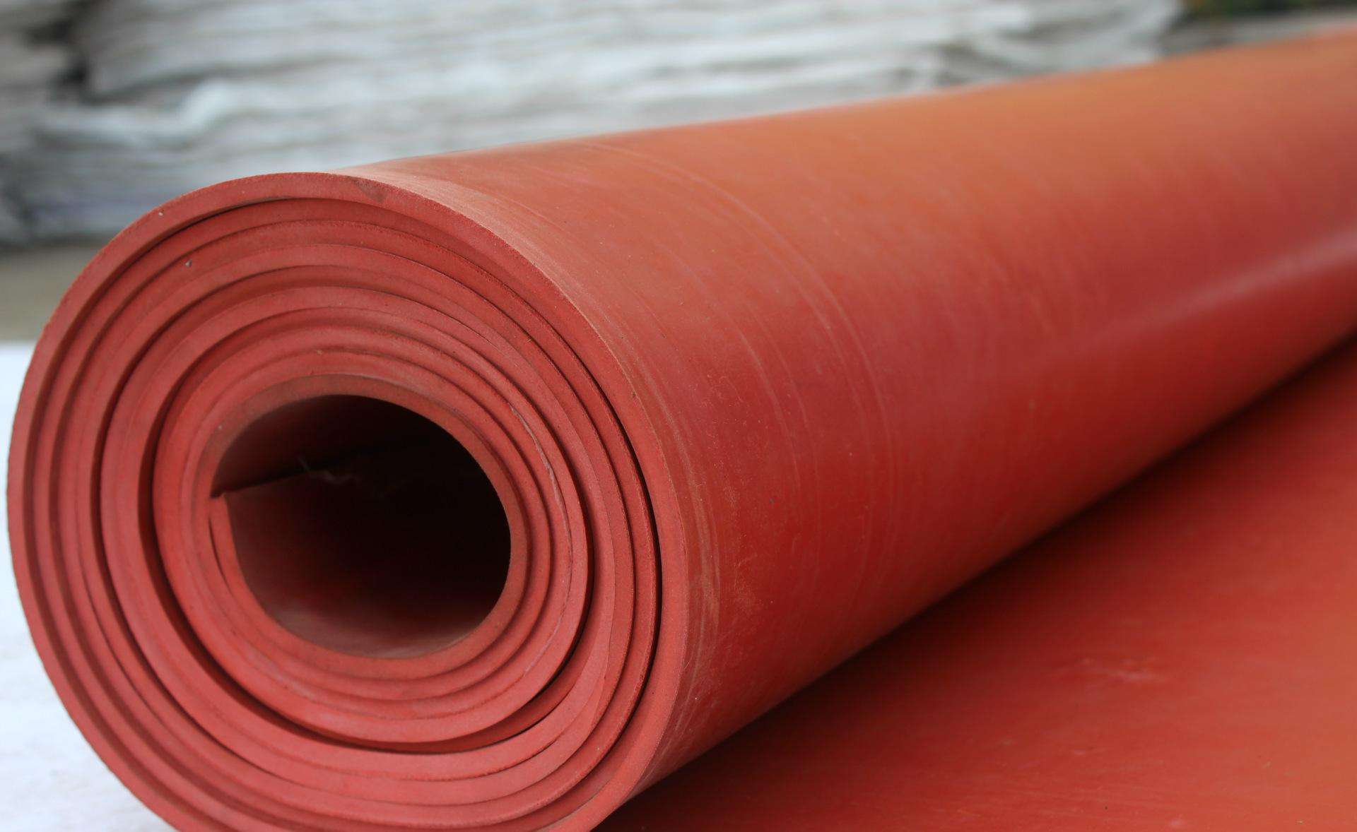 红色橡胶绝缘垫板