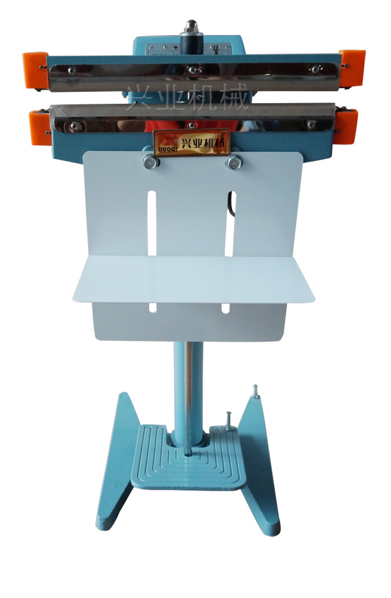 多奇pfs-350×2铝架脚踏封口机 上下加热 厚塑料铝箔袋封口宽8mm