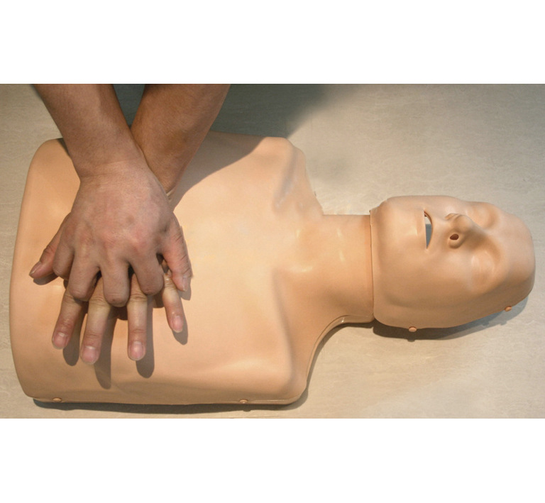 简易型心肺复苏模型(可调式成人或儿童心肺复苏)半身cpr模拟人
