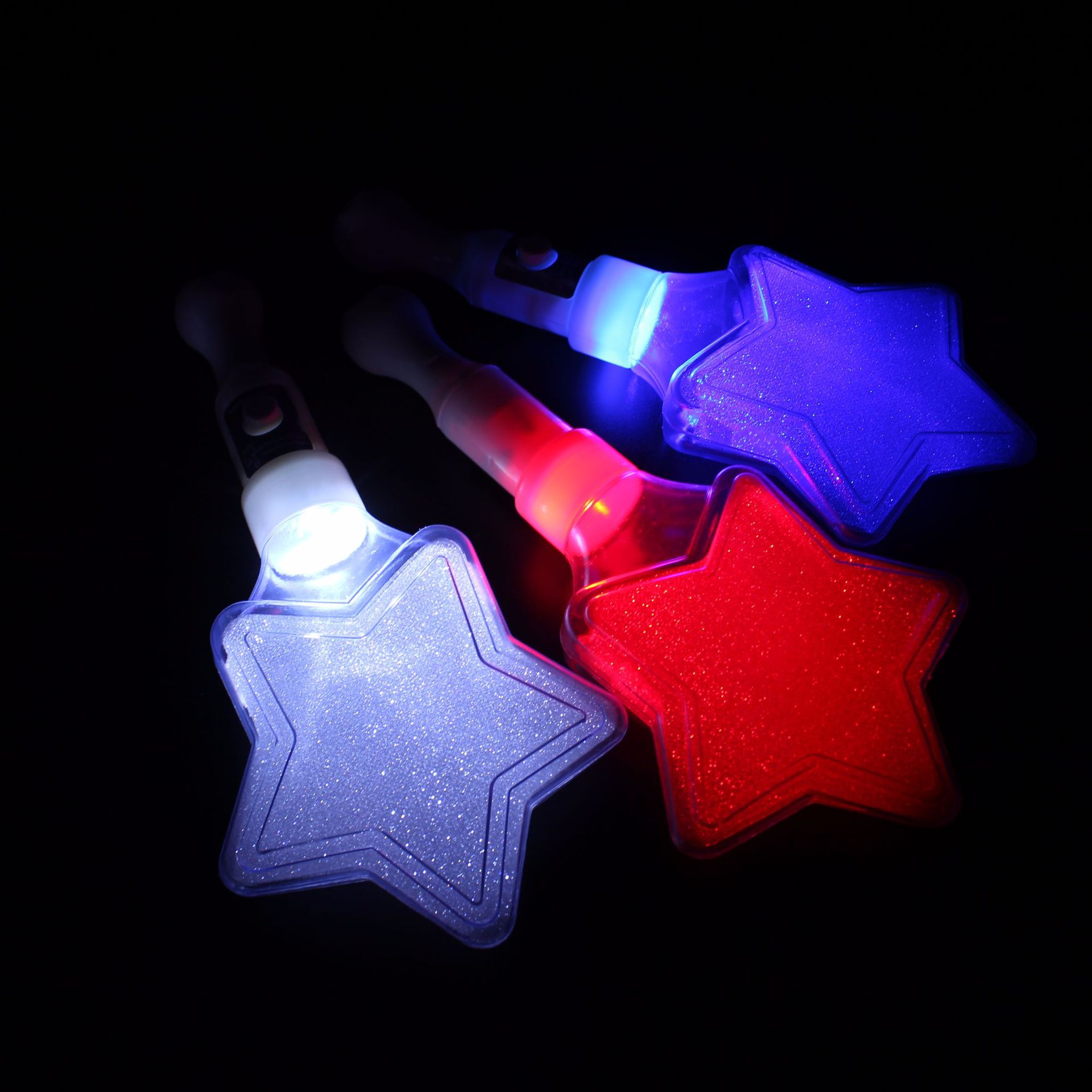 闪光小星星发光棒 夜市热销孩童玩具 演唱会晚会闪光棒批发直销