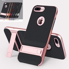 适用iPhoneXSMAX手机壳 苹果XR格纹支架二合一盔甲S10手机套Note9