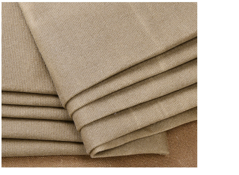 全棉12安蜡帆布染色油蜡布面料厂家直销纯棉2*2老粗布箱包布料