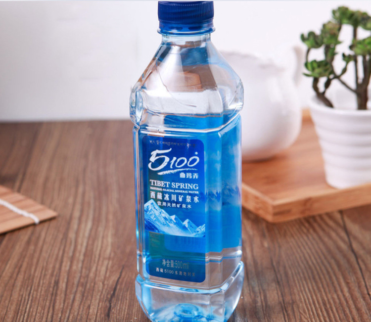 大量批发5100西藏冰川矿泉水饮用水500毫升1*24瓶 整箱
