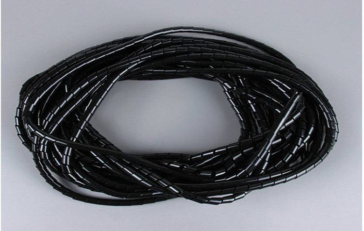 厂家直销环保缠绕管电线整理包线管塑料束线管阻燃抗火