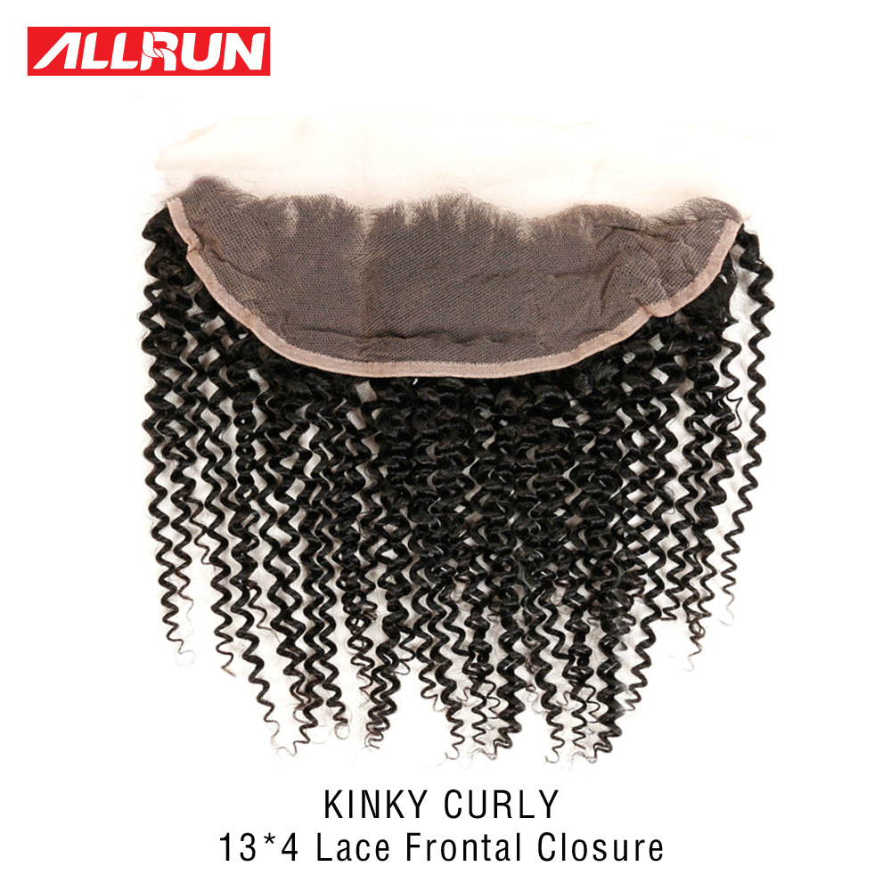 真人发前头13x4kinky curly发块lace frontal蕾丝配件跨境货源