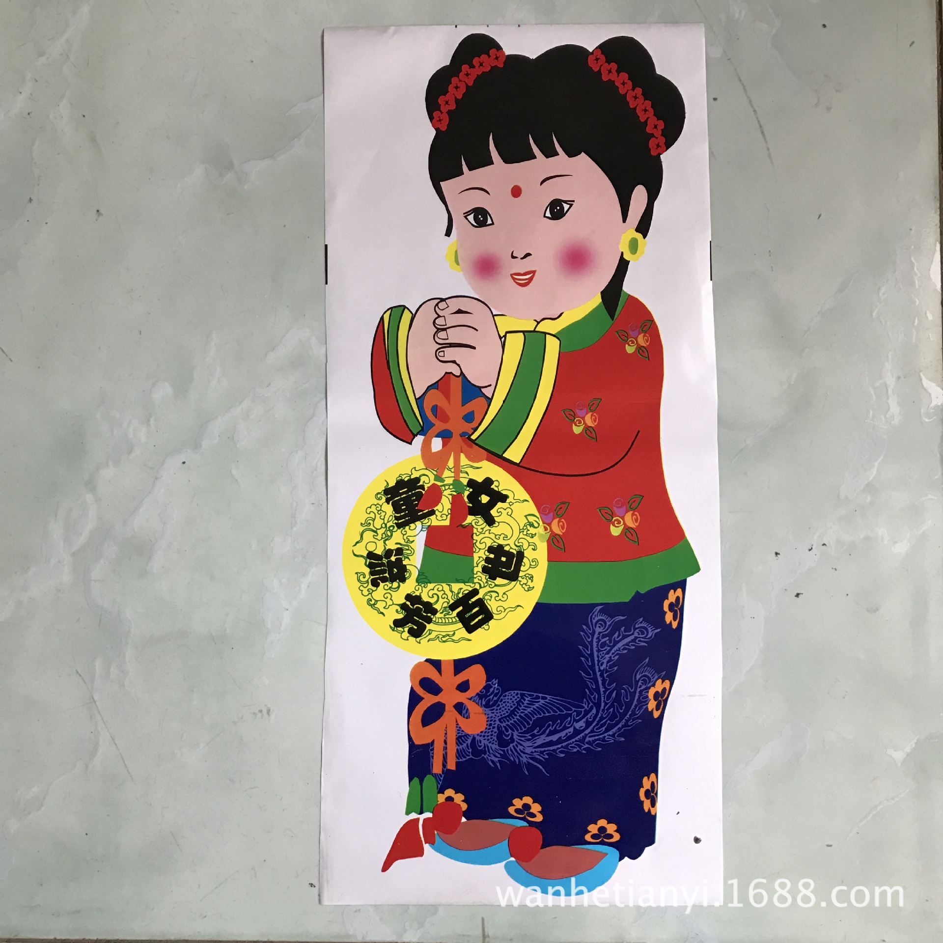 花圈材料奠字童男童女厂家低价批发万合天意殡葬用品