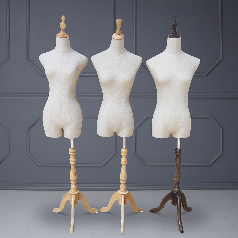 女装店模特道具 硬泡半身模特女 衣架婚纱人体模特橱窗女模特架