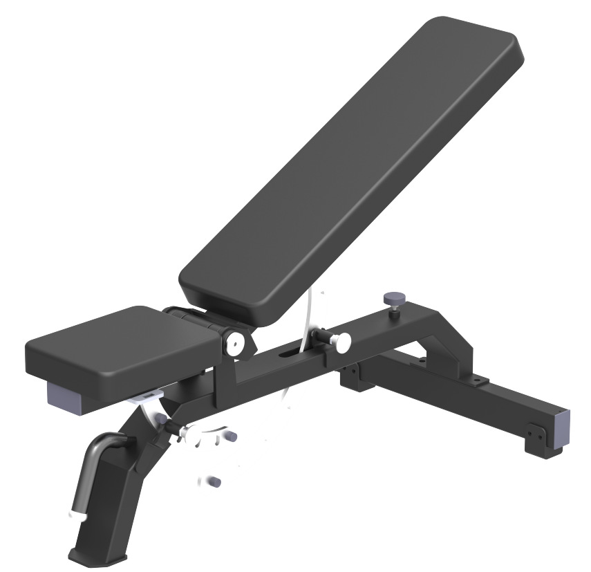 家用可调下斜腹肌练习椅 健身房调节腹肌凳 商用室内健身力量器材