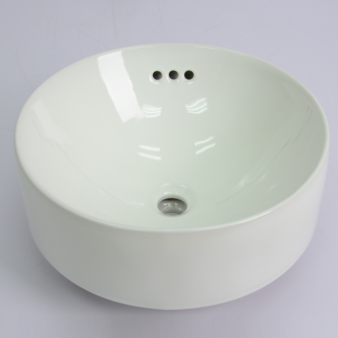 恒白卫浴 乔司台上艺术盆 k-14800晶白色陶瓷洗脸盆洗手盆