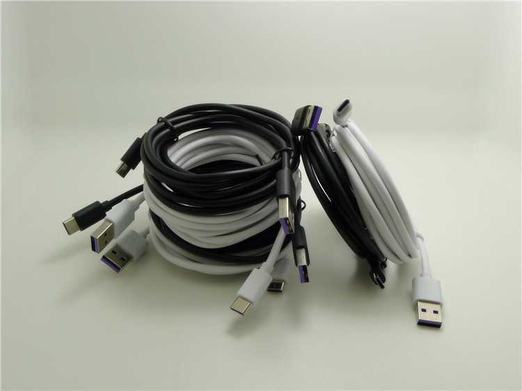 适用于华为mate9数据线 type-c充电线 2米5a数据线 5安华为闪充线