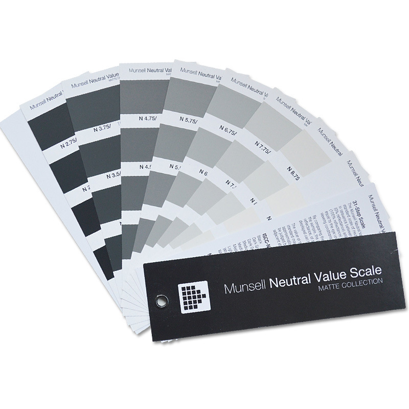 munsell色卡 蒙赛尔明度色卡 n系列灰度卡 m50130/50135