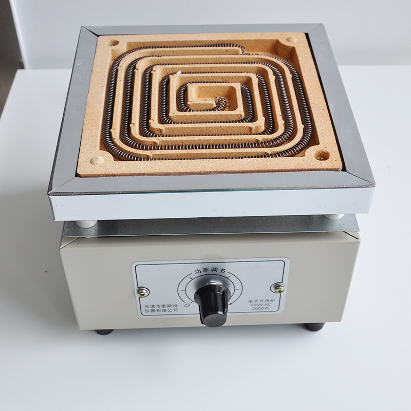 天津泰斯特 dk-98-ii 单联2kw万用电炉电子调温电阻炉 电热家用炉