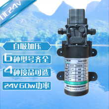 雷士泰电动微型隔膜泵小水泵鱼缸增压泵抽水机直流24v 60w 喷雾泵