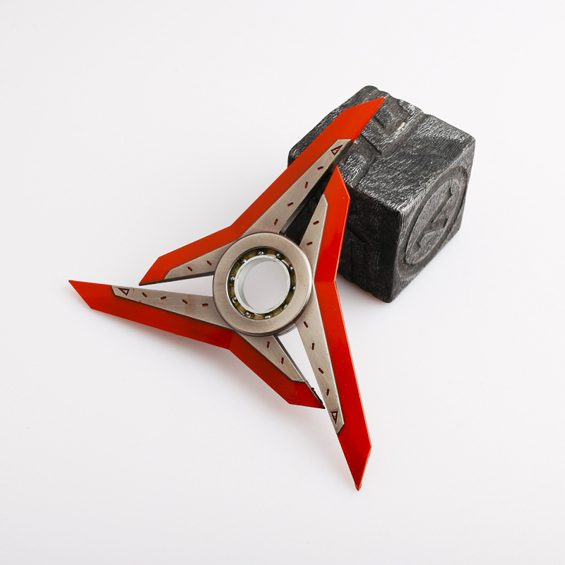 lol周边 英雄武器 源计划劫火影飞镖 旋转 可转动 合金模型特价