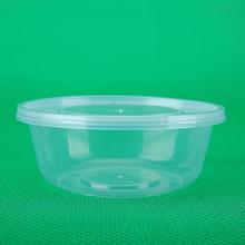单格 圆形 一次性餐盒 透明 金亿佳鑫 300ml 12-4cm 450套