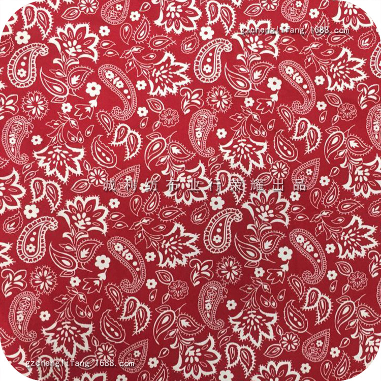 1特色腰果花红底