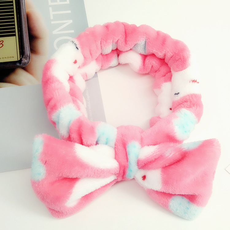 Cross-Border Bow Online Influencer Fashion Korean Fancy Hair Band Sports Yoga Makeup Headband Hair Accessories Factory Wholesale