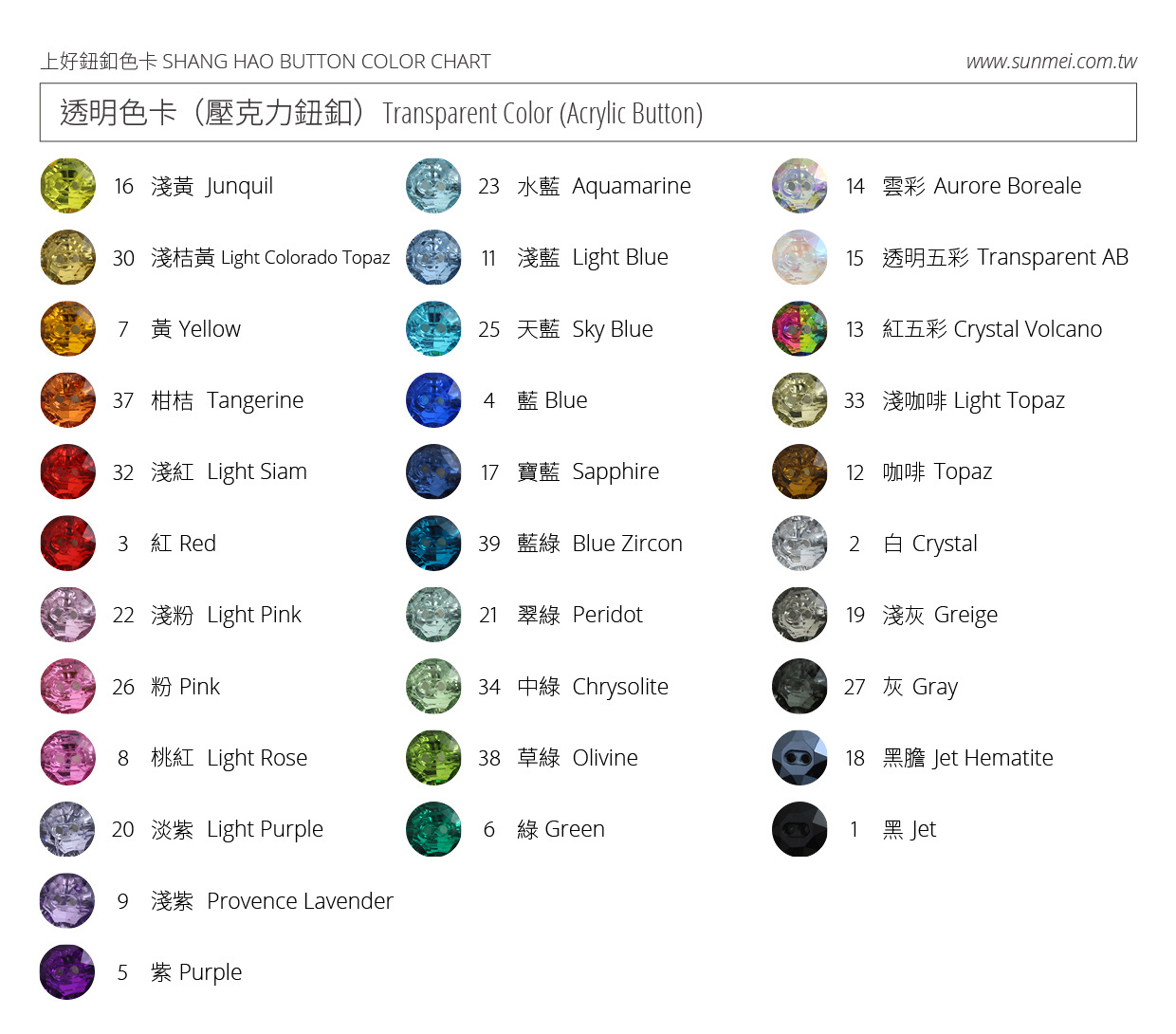 关於这张上美压克力标准色卡   以下有几点须知