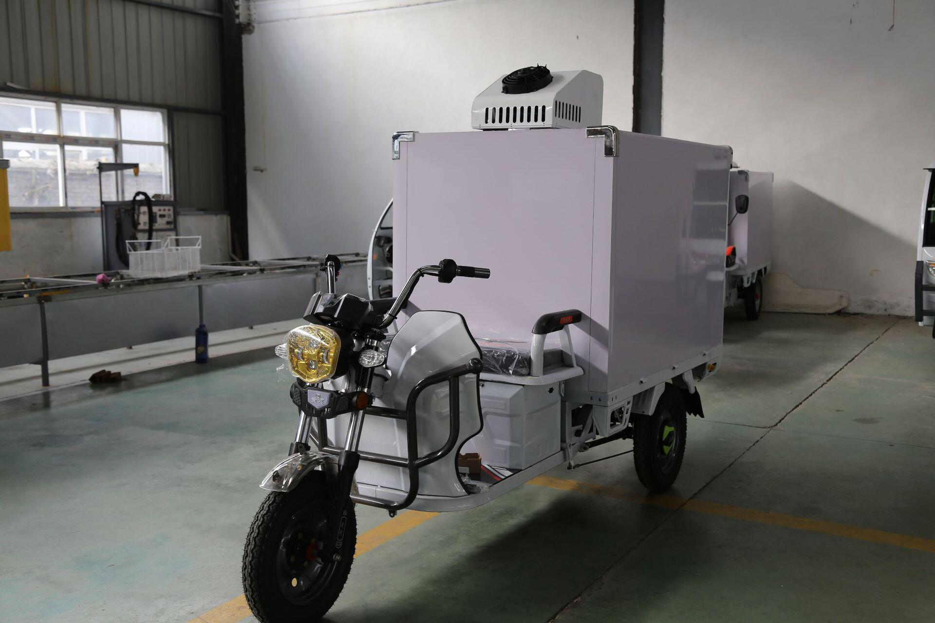 商用电动冷藏车小型保温冷藏车生鲜蔬果冷链车低温奶配送运输车