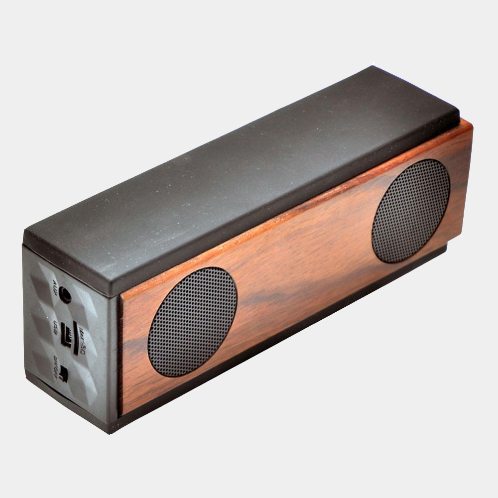 新款88折实木外壳弯曲木工厂加工木质工艺品音响定制木壳蓝牙音箱